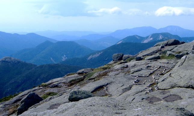 A view of the Adirondack Mountains high peaks